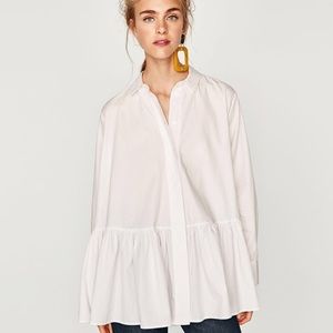 Zara poplin mini dress - premium collection